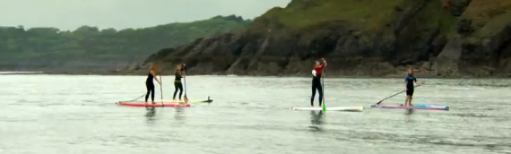 Stand up Paddle boarding in South Wales – on BBC Countryfile!