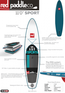 red 11 sport SUP 