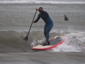 Stand up paddle surfing gower